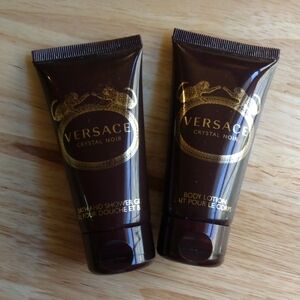 Versace Crystal Noir Bath Gel and Lotion Duo